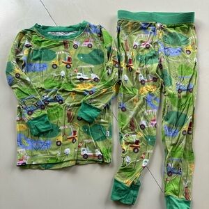 Little Sleepies golf two piece pajamas size 18-24 mo